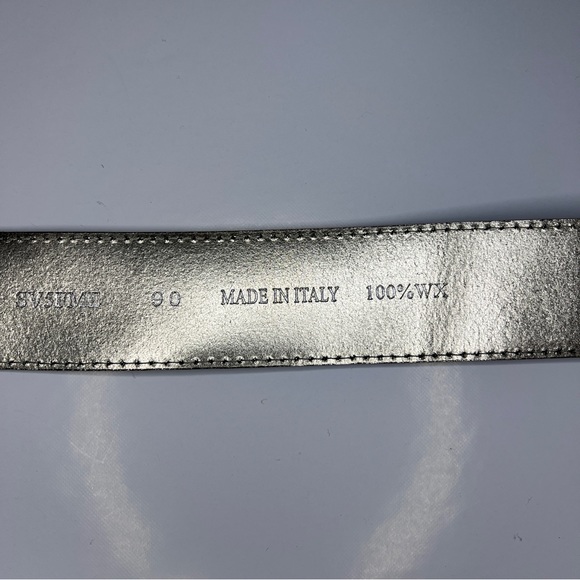 Versace Jeans Couture Diamond Studded leather Belt - Picture 7 of 12